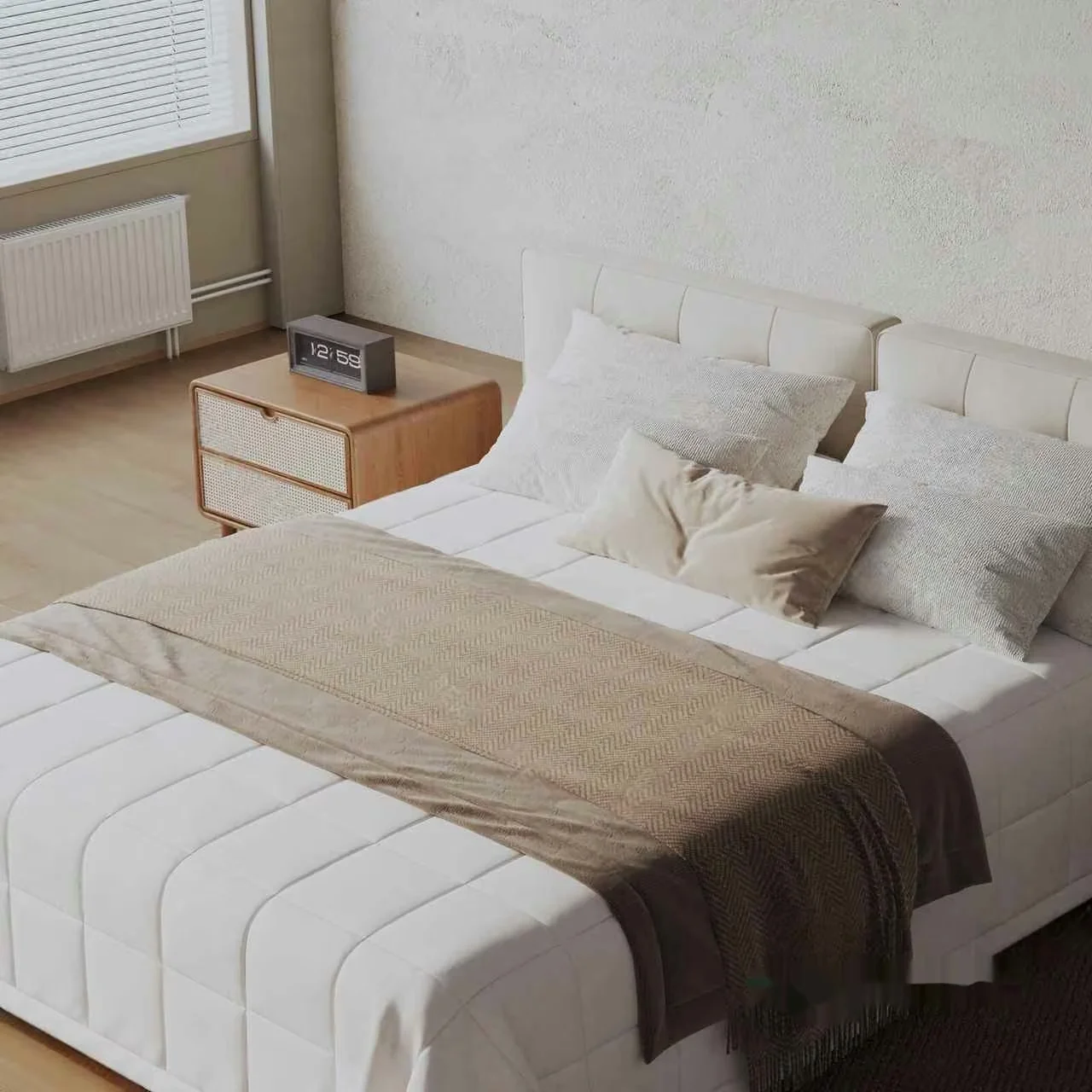 Cozy Modern Bedroom 3D Model – 16214 – VRAY Render
