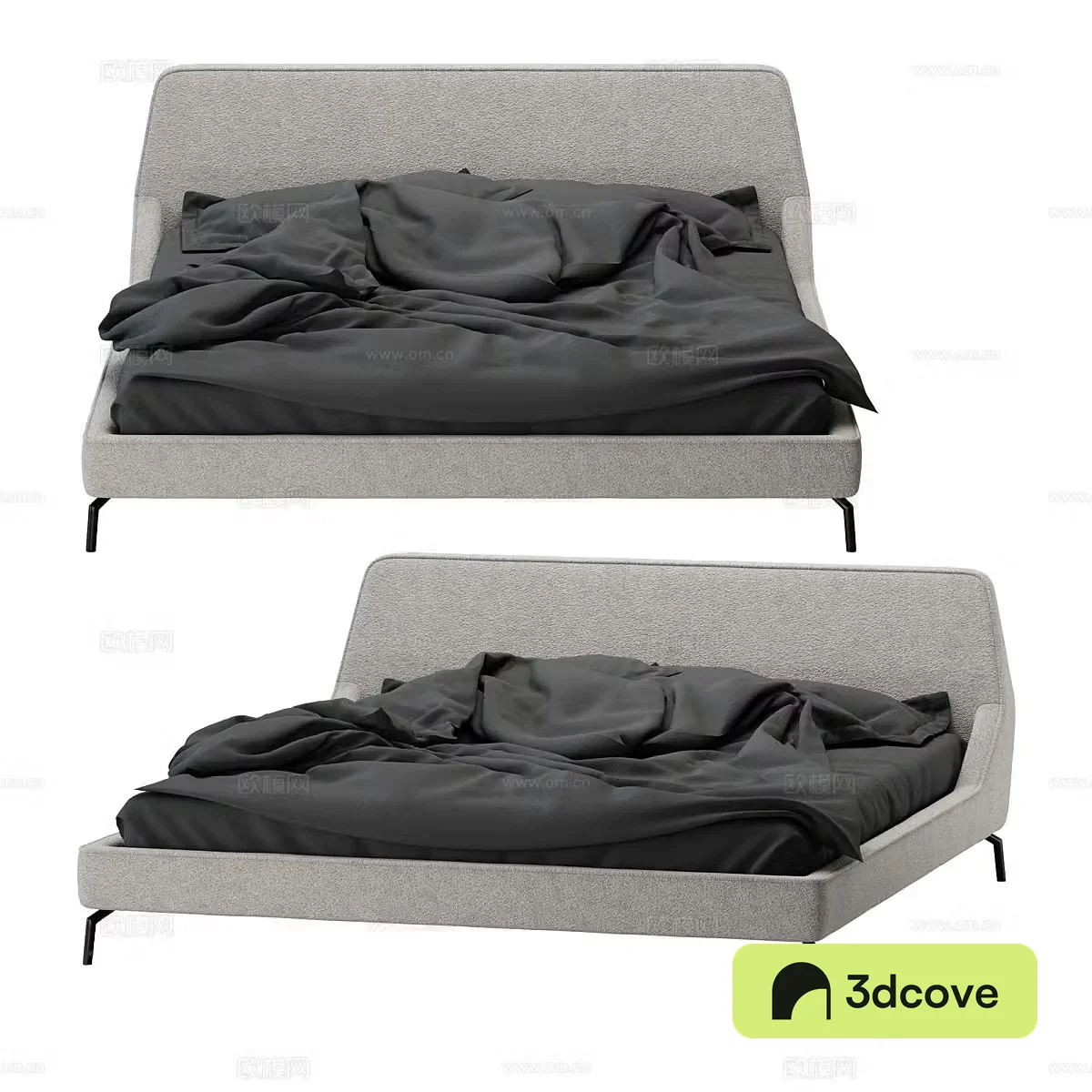 Modern double bed