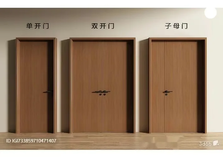 Wooden Interior Doors 3D Model – 15065 – VRAY Render