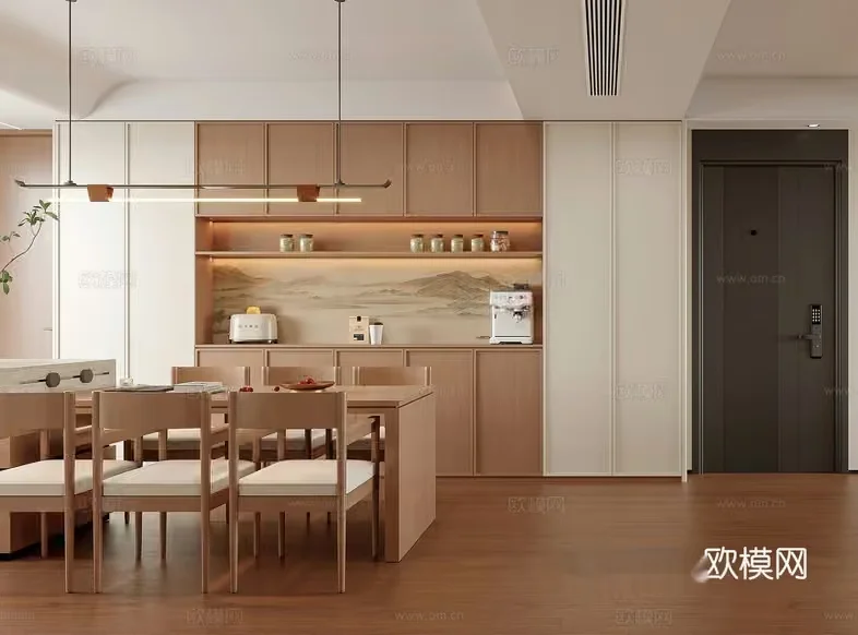 Modern Kitchen 3D Model – 14809 – CORONA Render