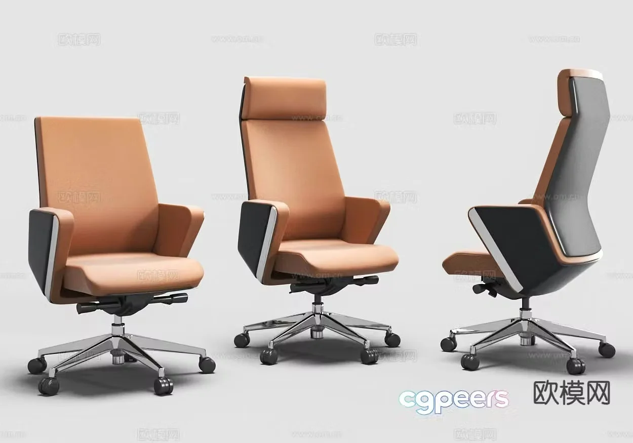 Modern office chair boss chair 3d model