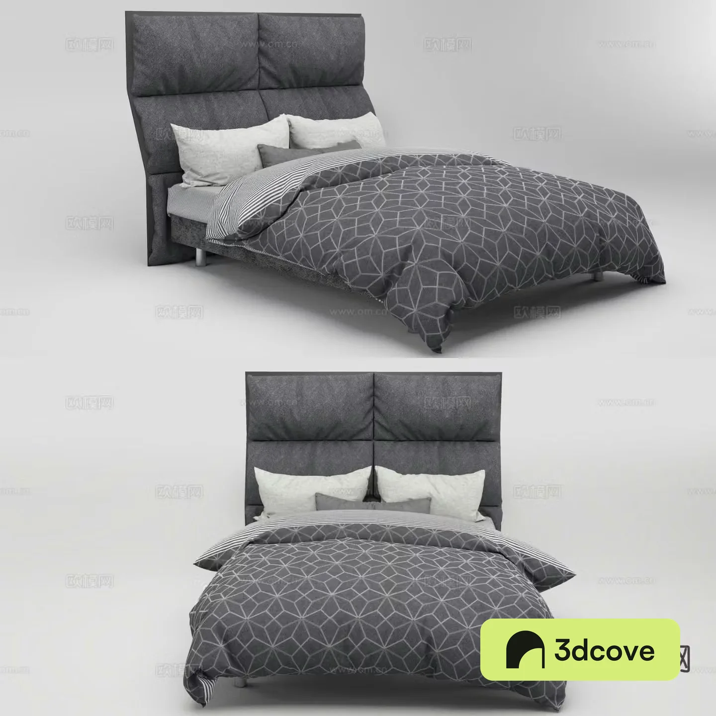 Modern double bed