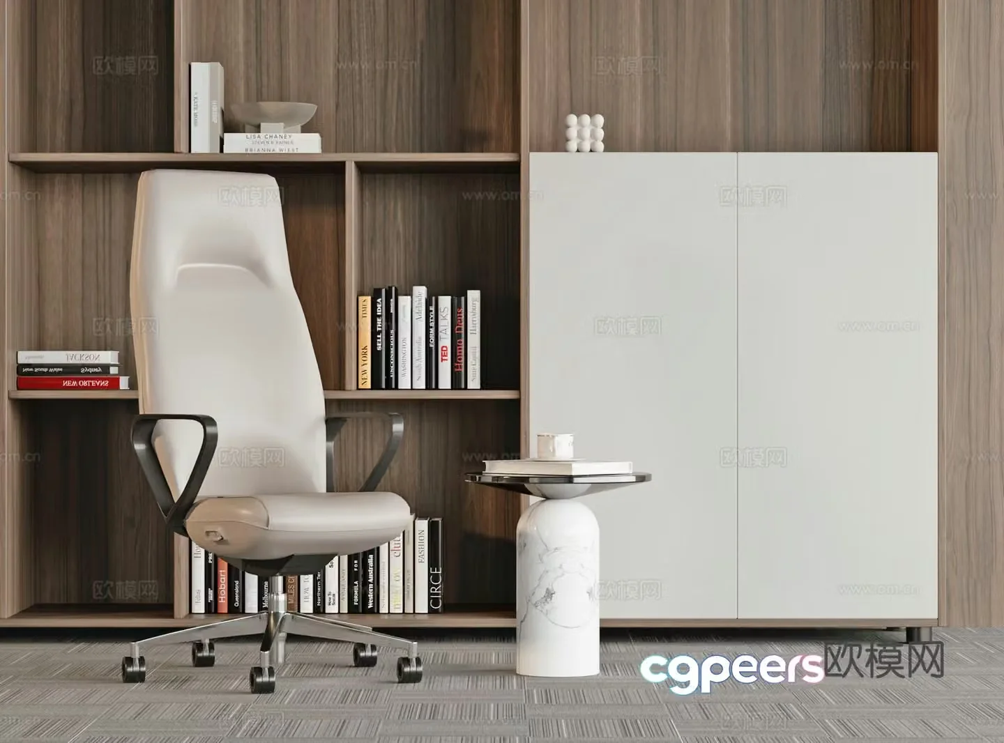 Modern office chair 3d model