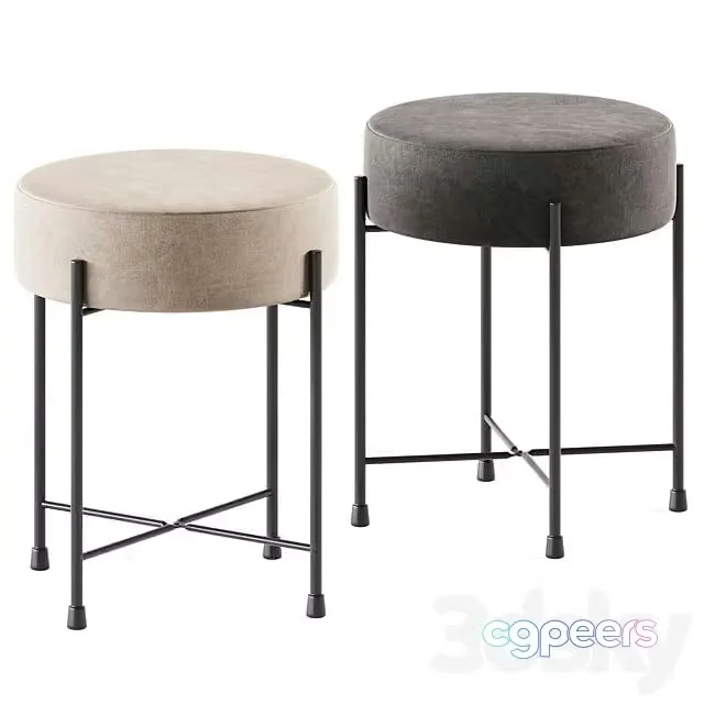 3ds Max Free – JYSK Stool Padborg Pouf