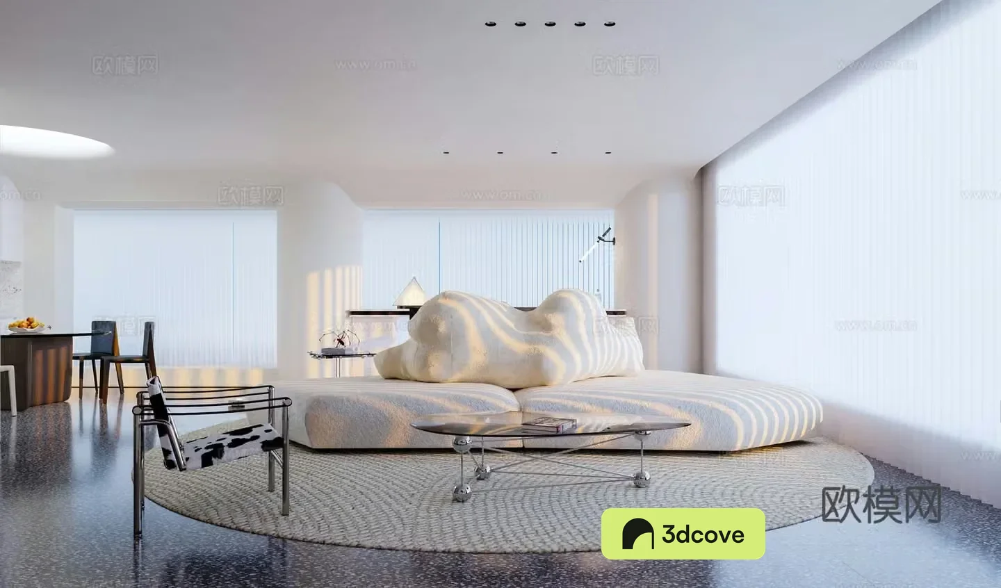 Minimalist modern home living room sofa and coffee table combination iron sofa dining table and chair combination home entrance