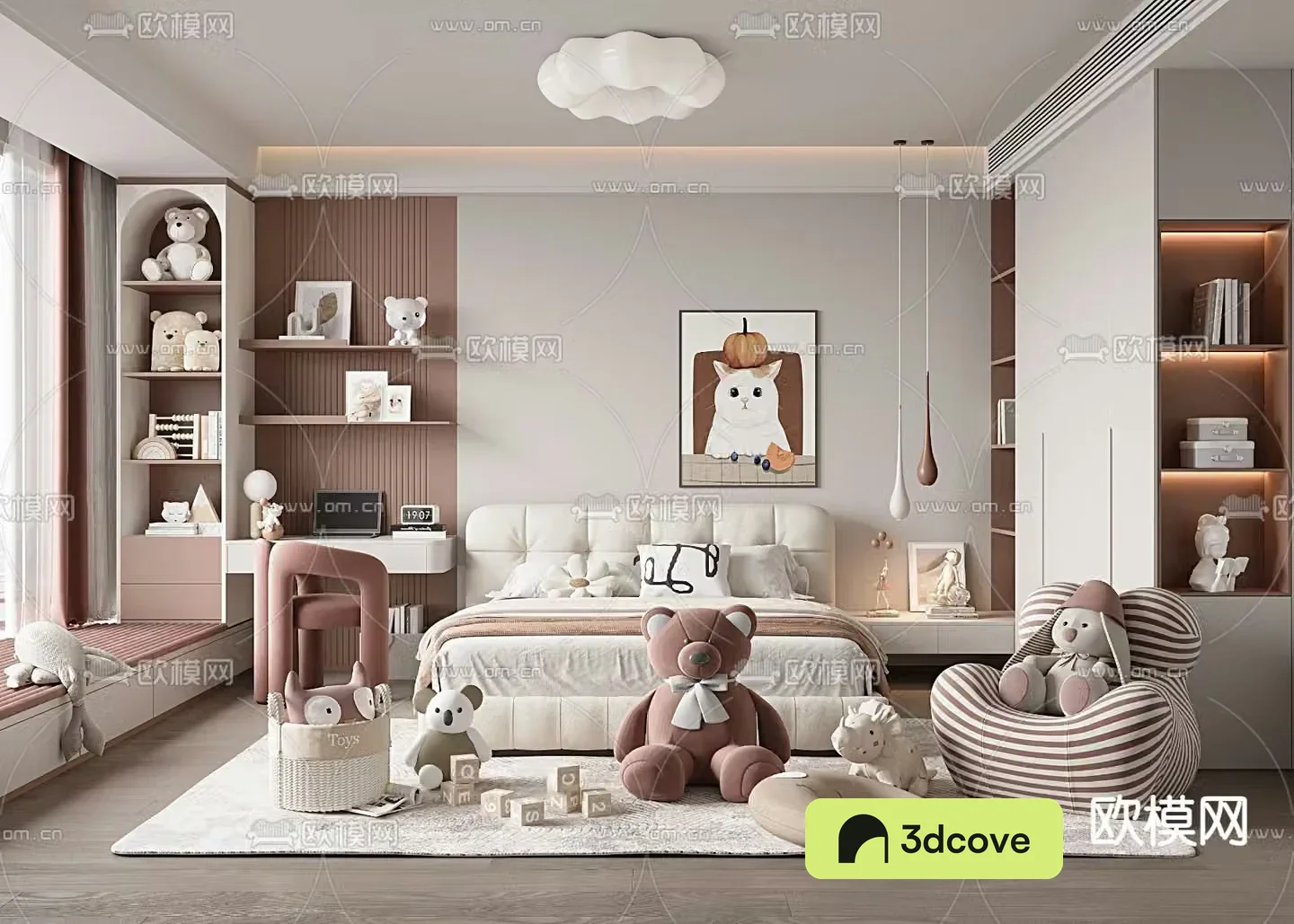 Modern bedroom Children’s room Girl’s room