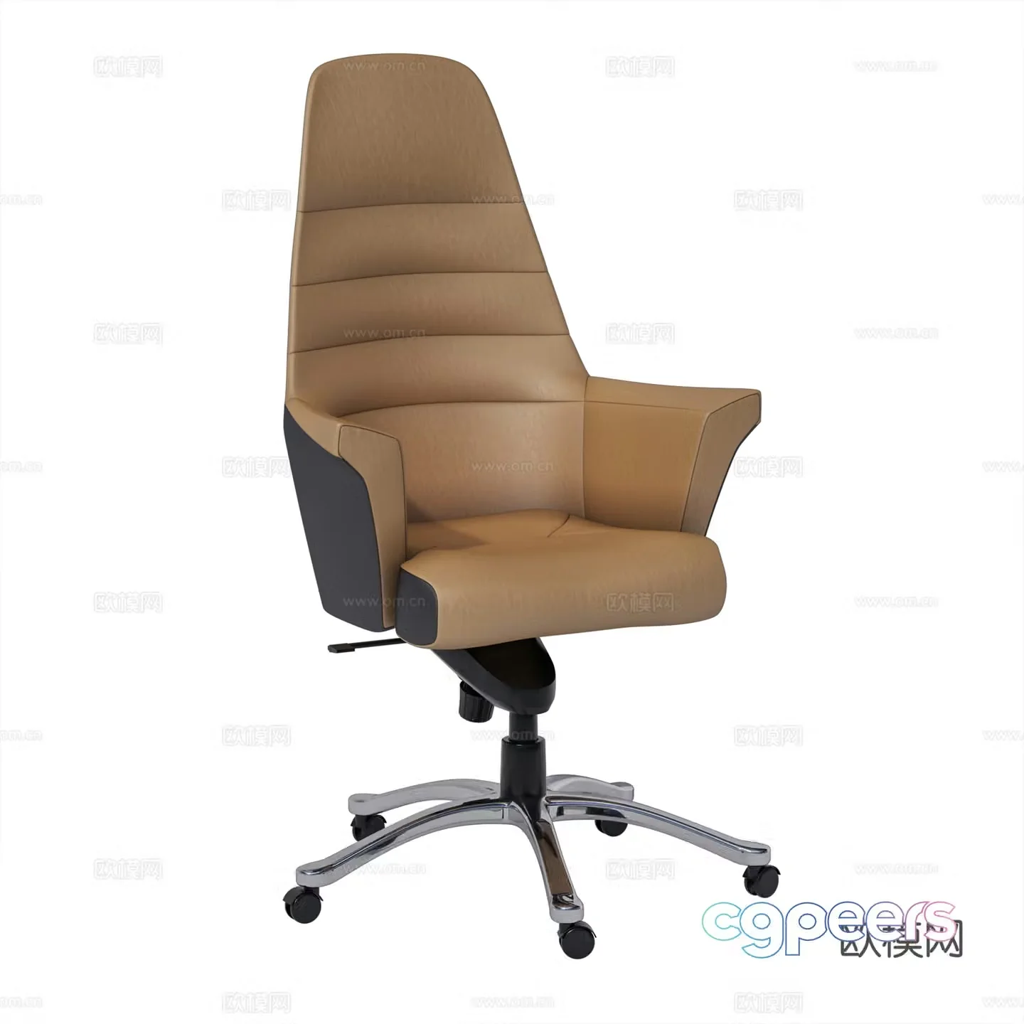 Modern office chair training chair meeting chair staff chair 3d model