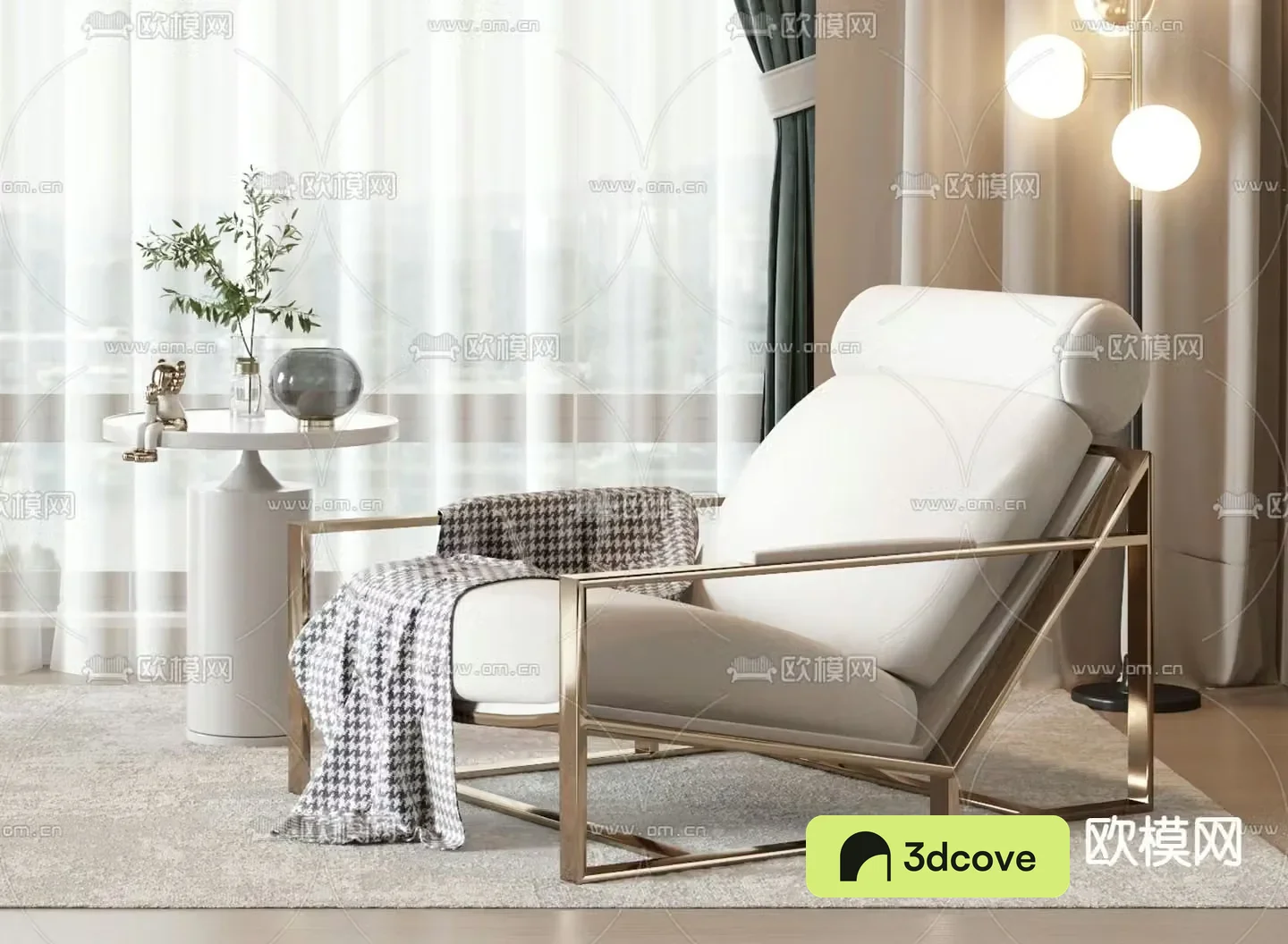 Light luxury recliner leisure recliner