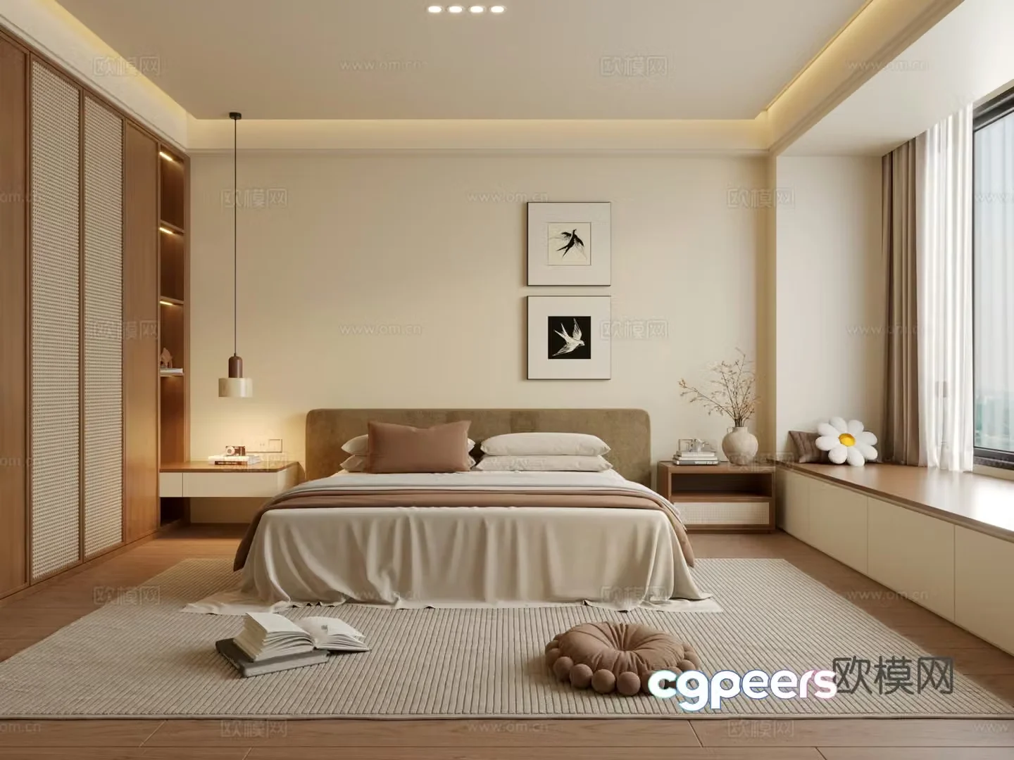 Wasabi Bedroom 3D Model