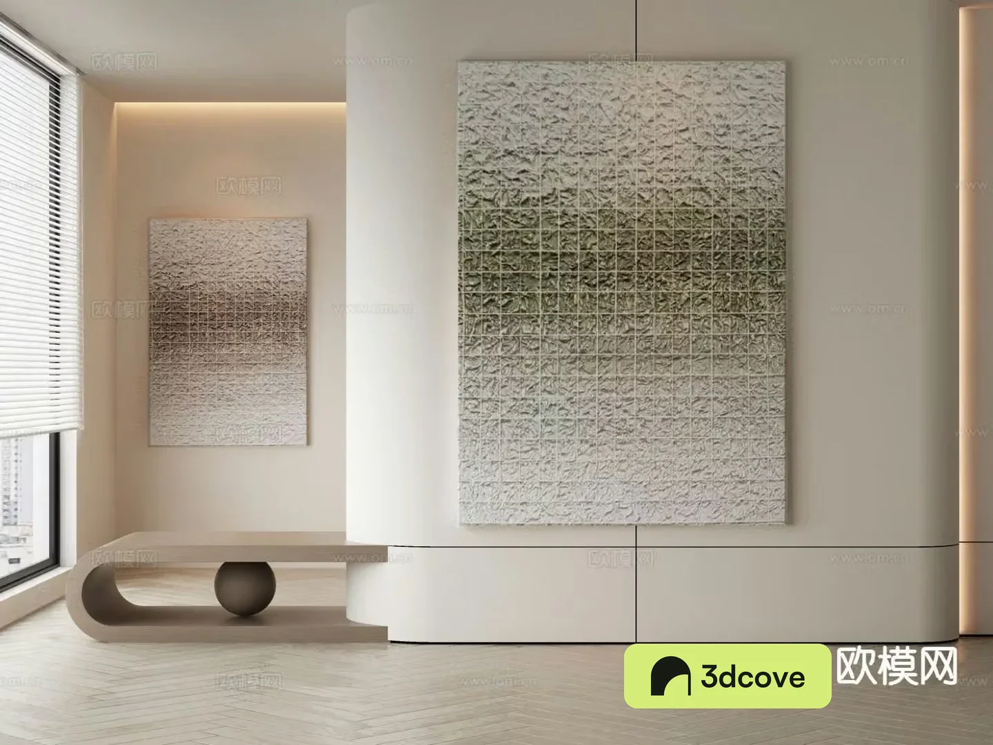 Modern texture painting decorative painting
