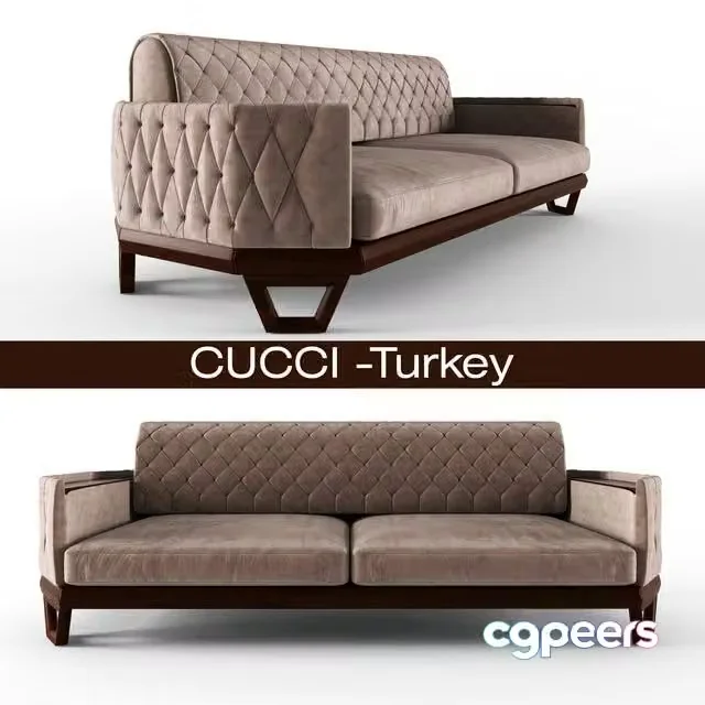 3ds Max Free – Sofa Cucci-Turkey