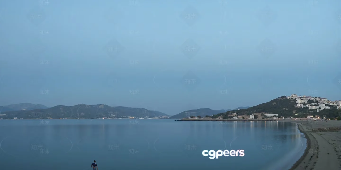 A Person Standing In A Body Of Water 3D Model – 7683 – VRAY Render