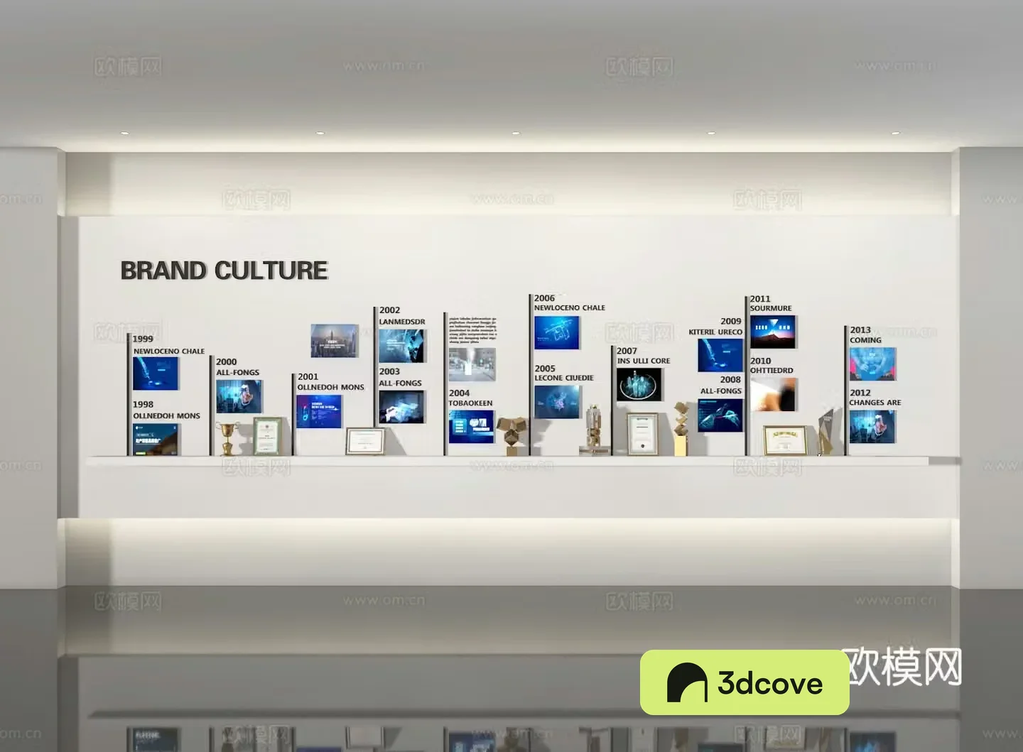 Corporate wall cultural wall promotional wall