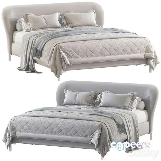 3ds Max Free – CARNABY Bed 2