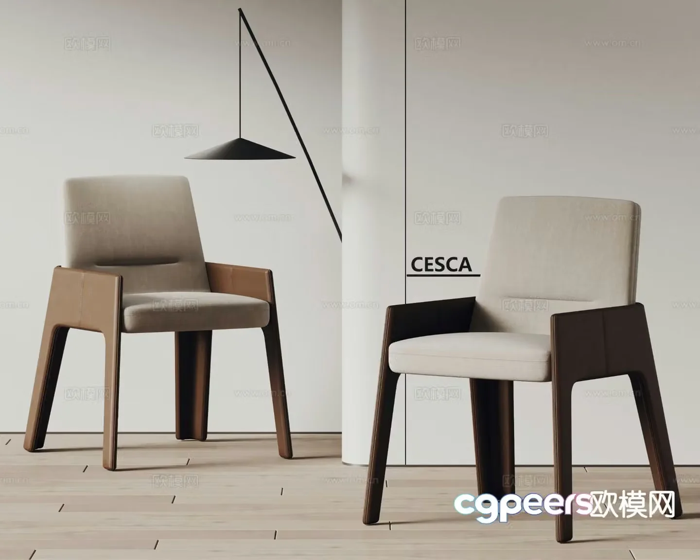 Cesca chair dining chair 3d model