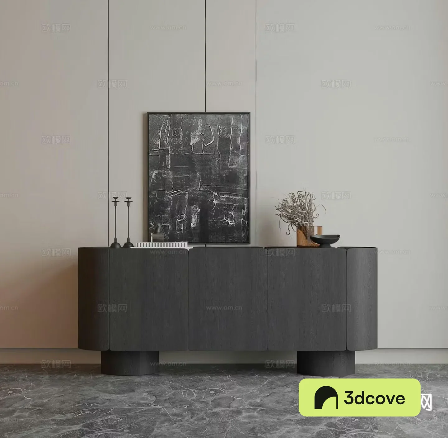 Modern side cabinet entrance cabinet