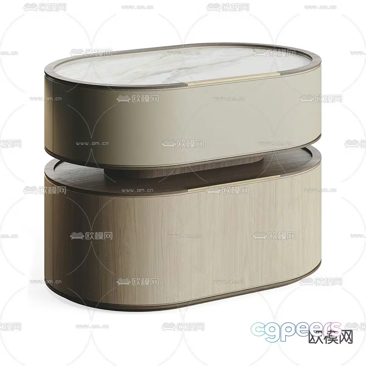 Frato bedside table 3d model