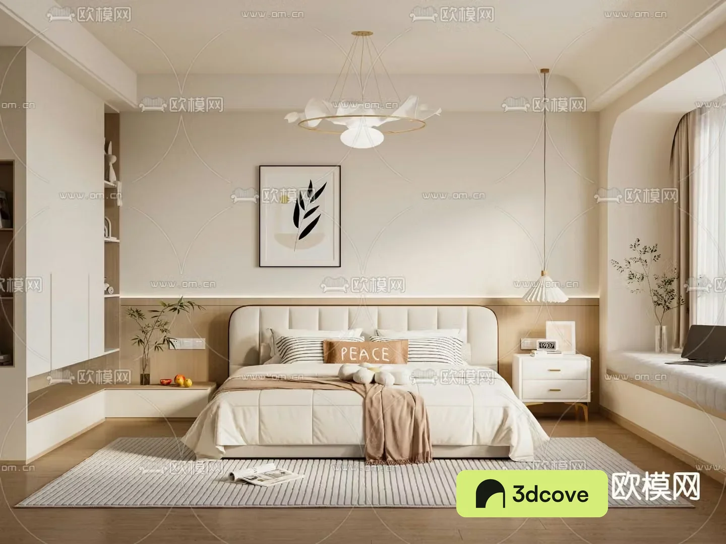 Creamy Bedroom Master Room