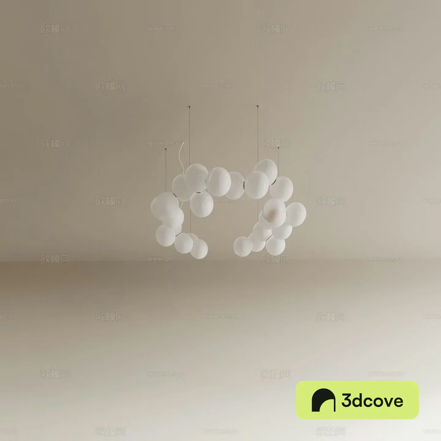 Modern bubble chandelier