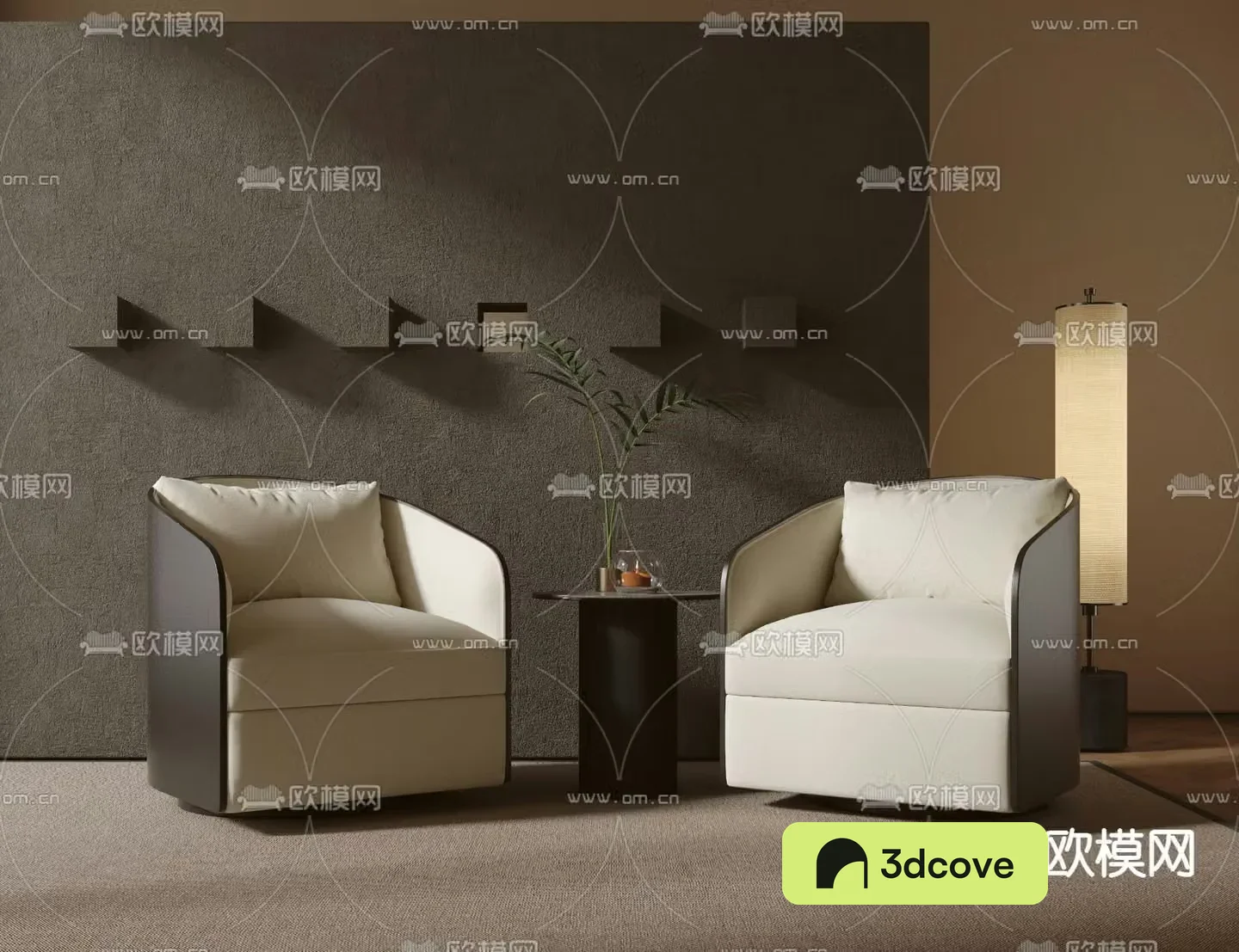 Modern waiting chair leisure sofa