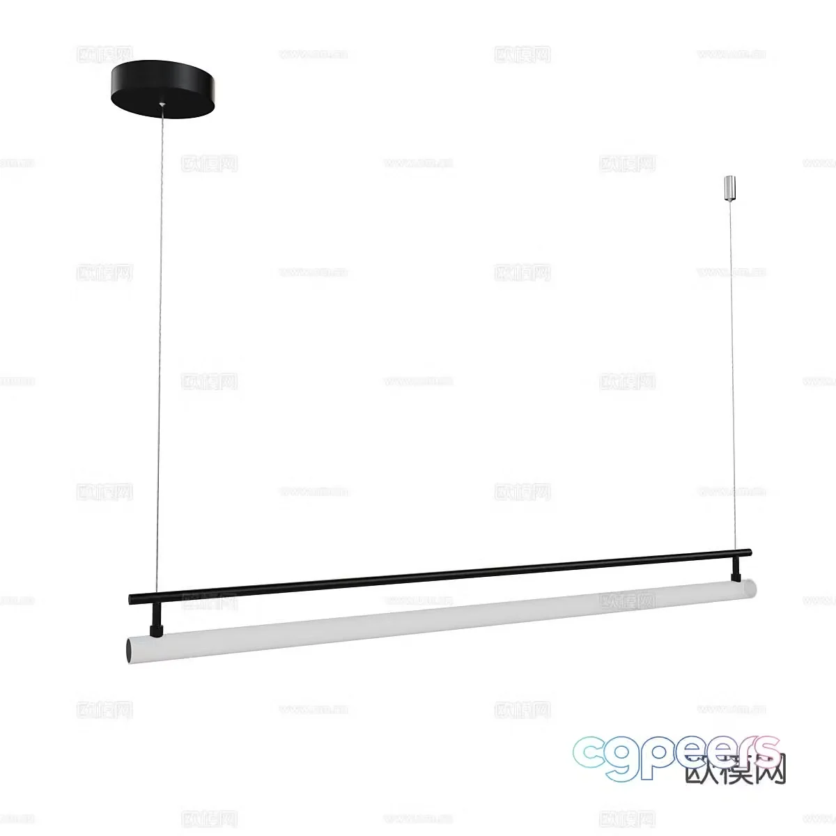 Modern minimalist chandelier dining room chandelier living room chandelier 3d model