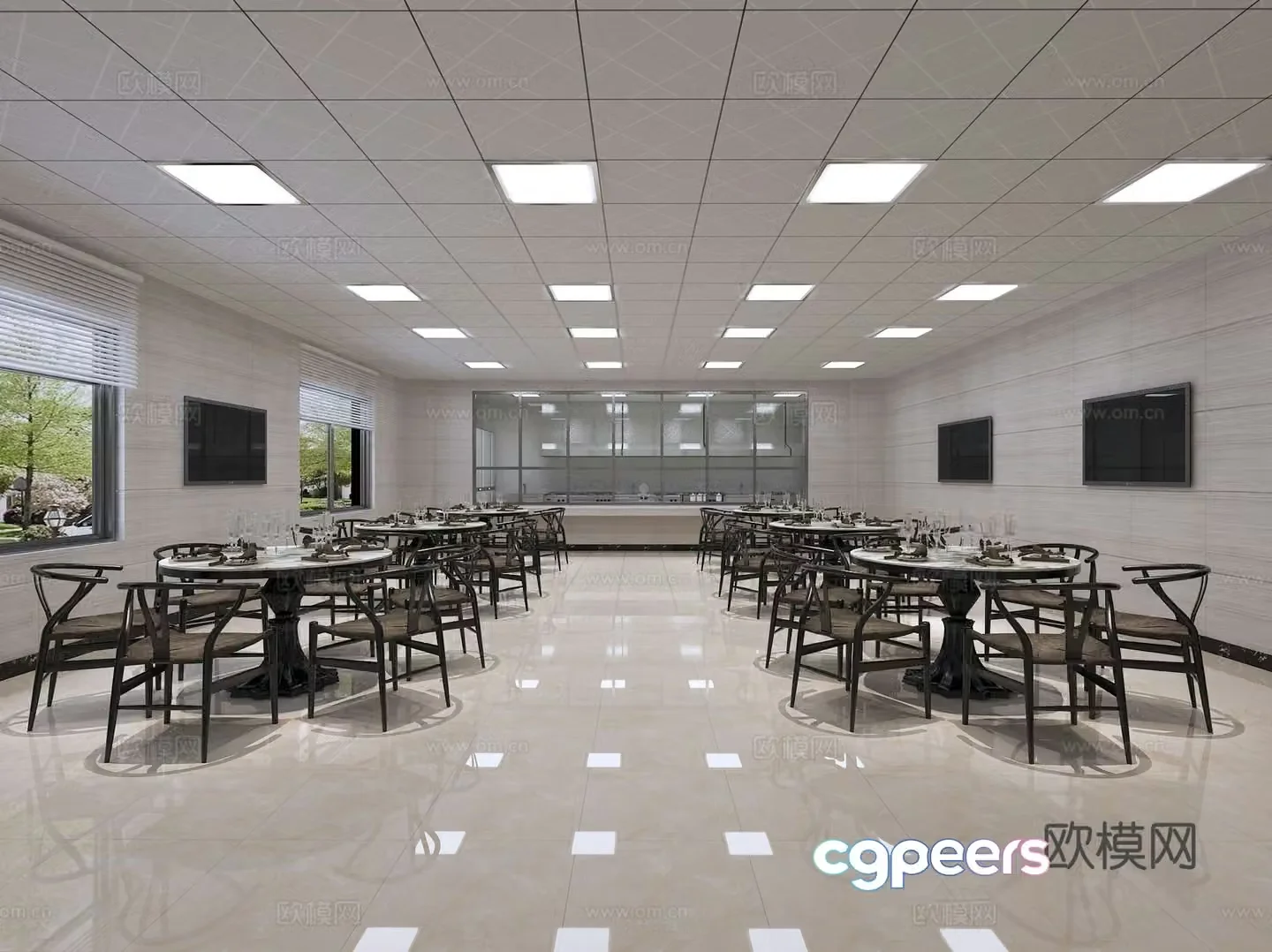 Staff canteen Staff canteen 3D model