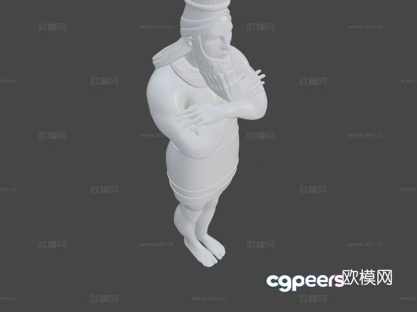 Nebuchadnezzar’s Dream Statue 3D Model