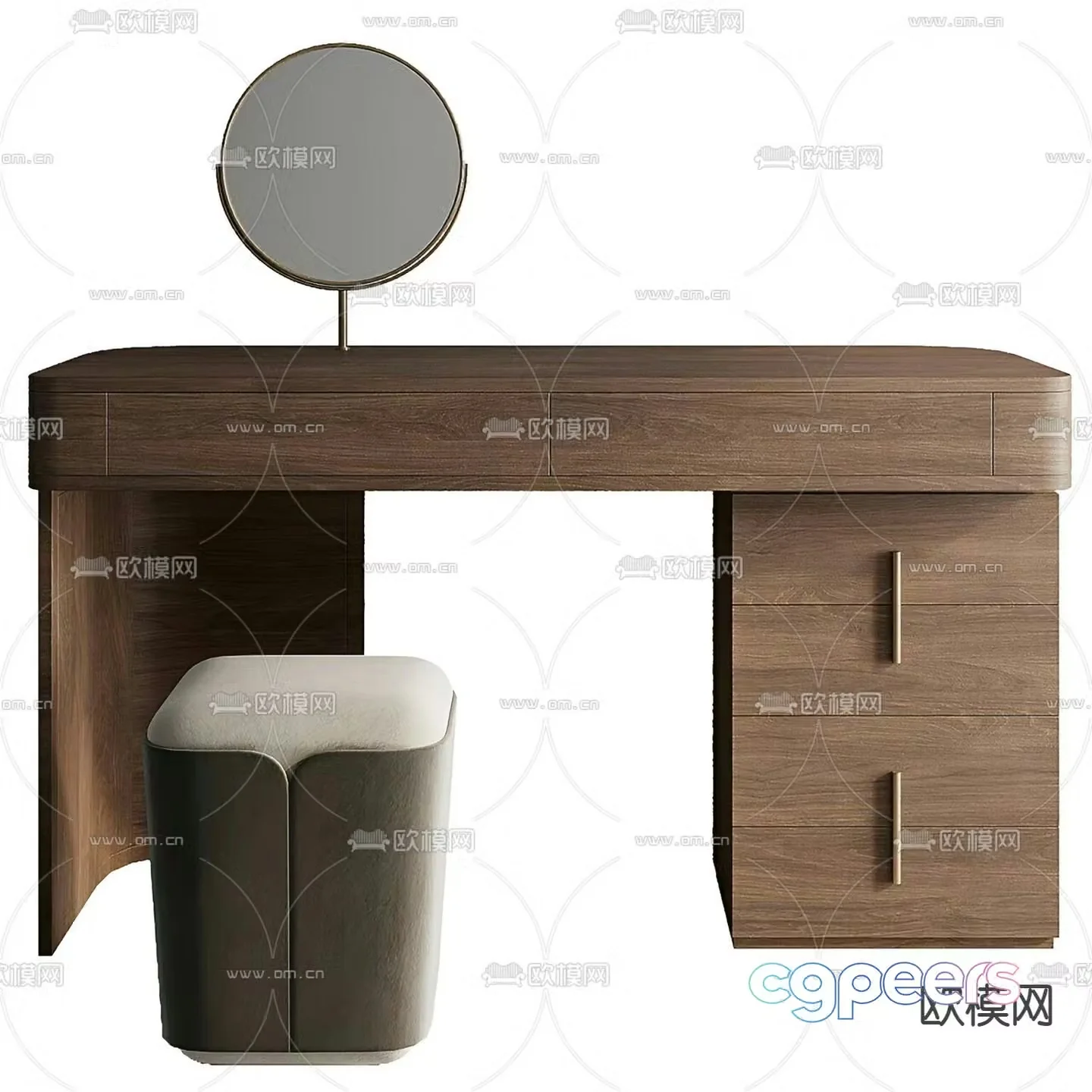 NINA Dressing Table 3d model
