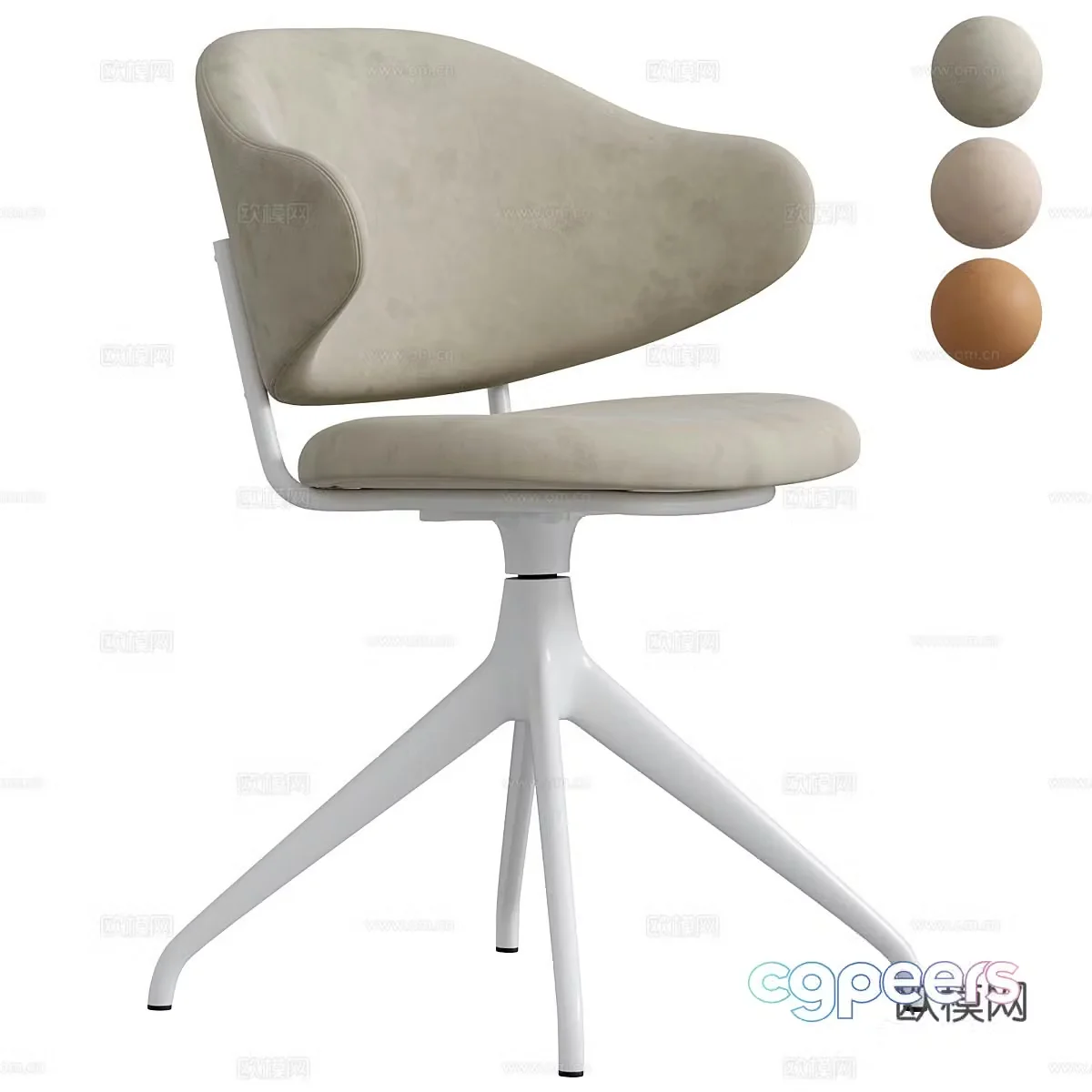Modern office chair 3d model