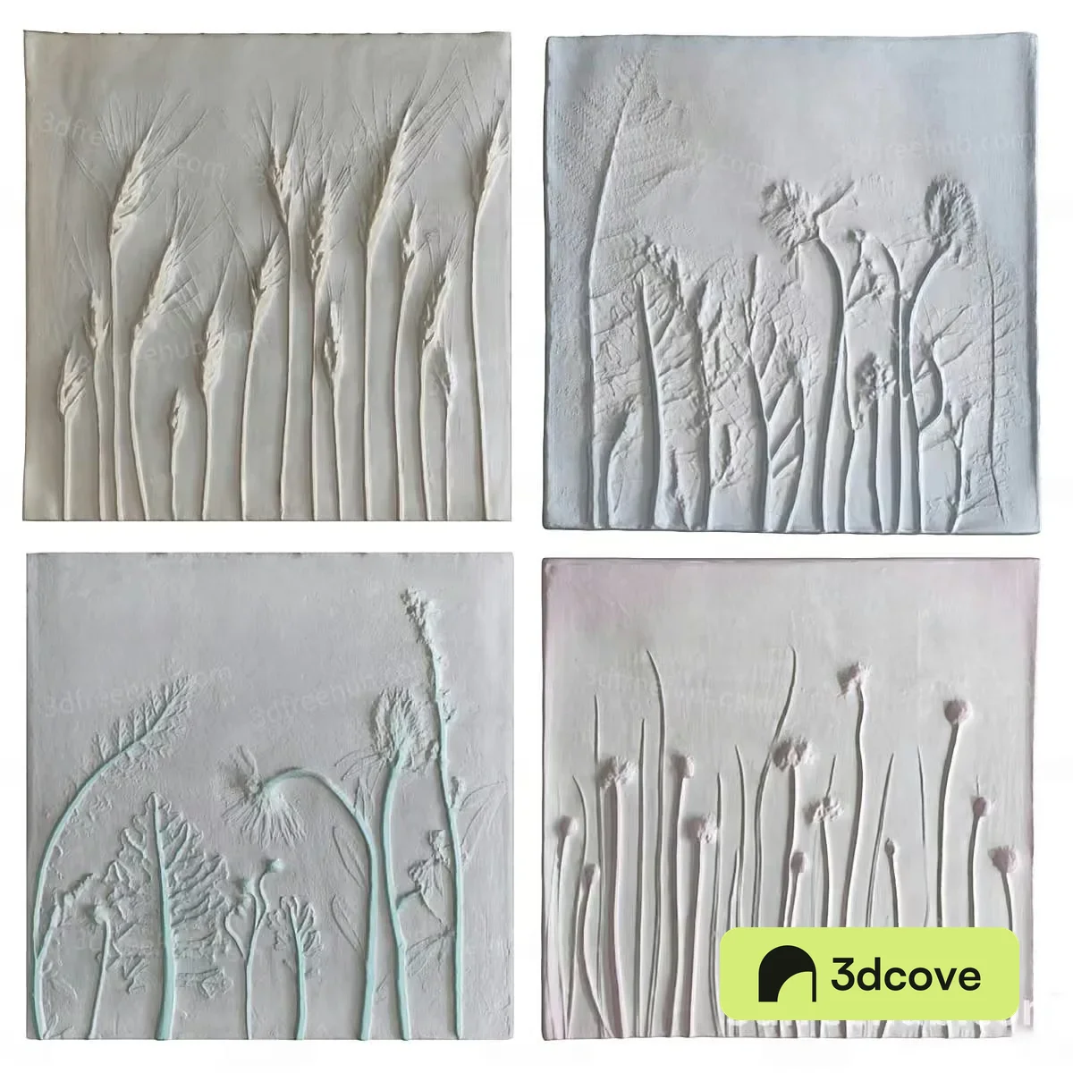 Abstract Floral Wall Art