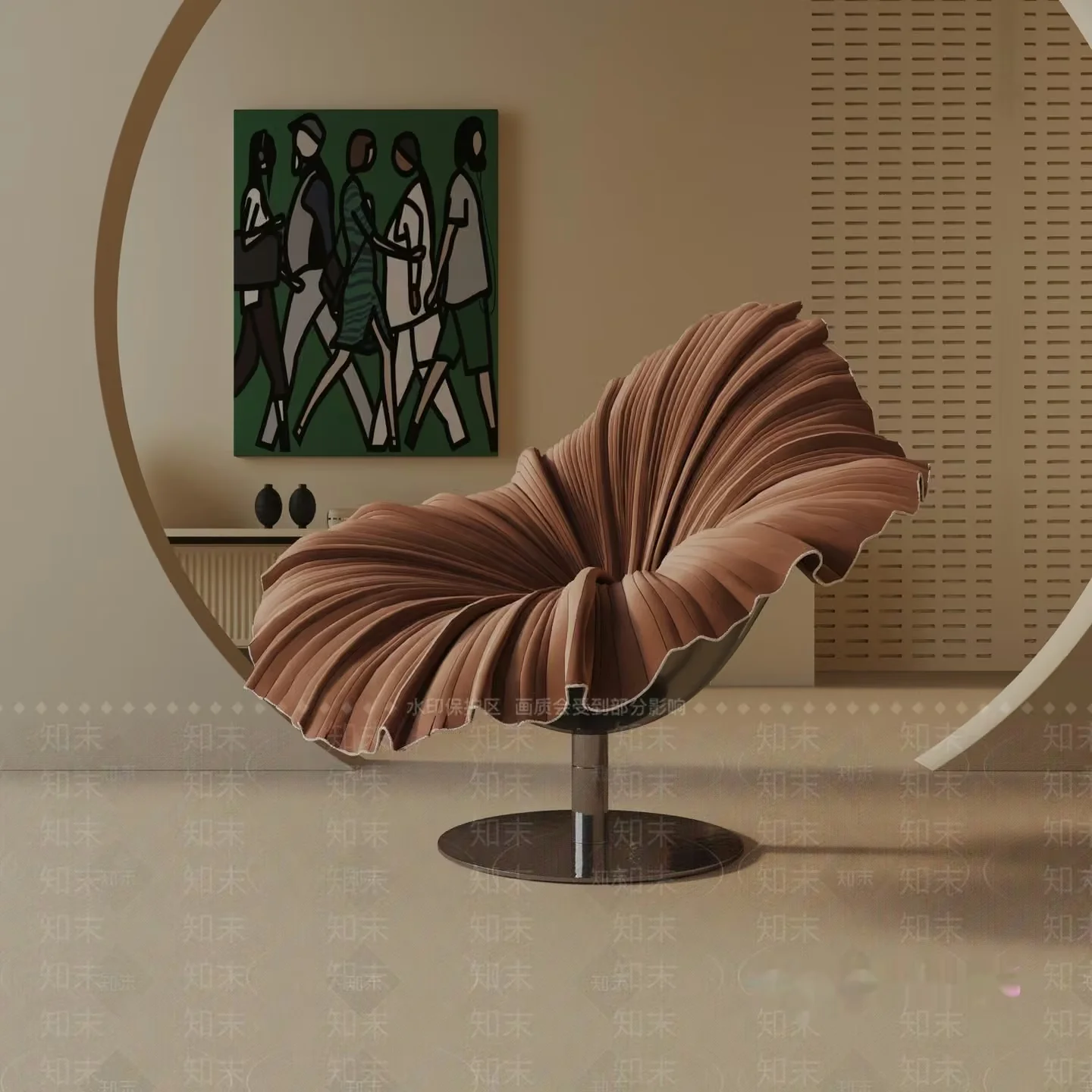 A Unique Modern Chair 3D Model – 17157 – VRAY Render