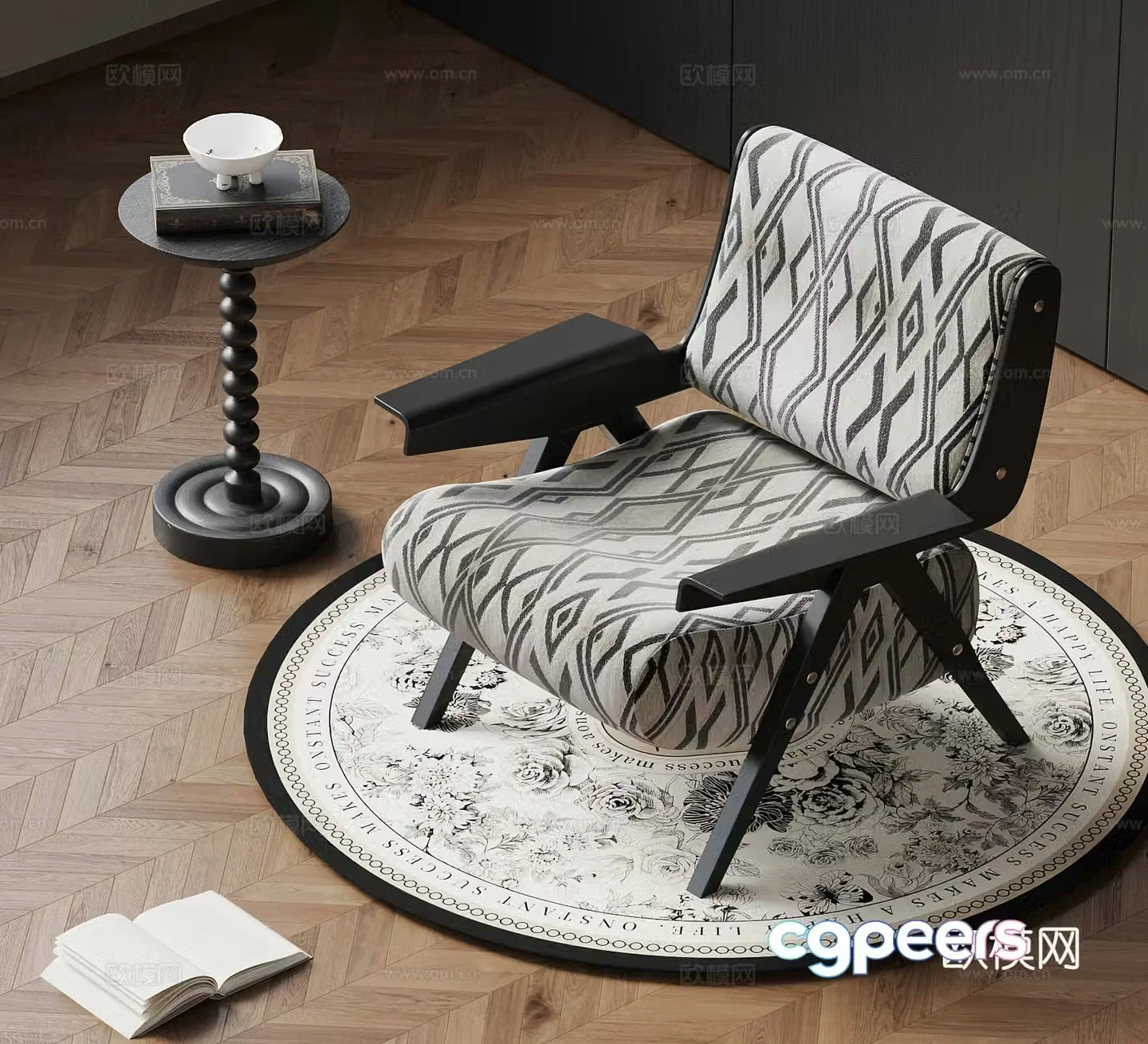 Leisure Chair French Leisure Chair 3D Model