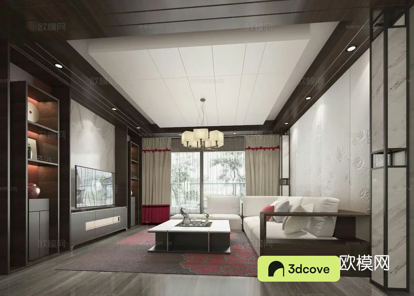 New Chinese style living room