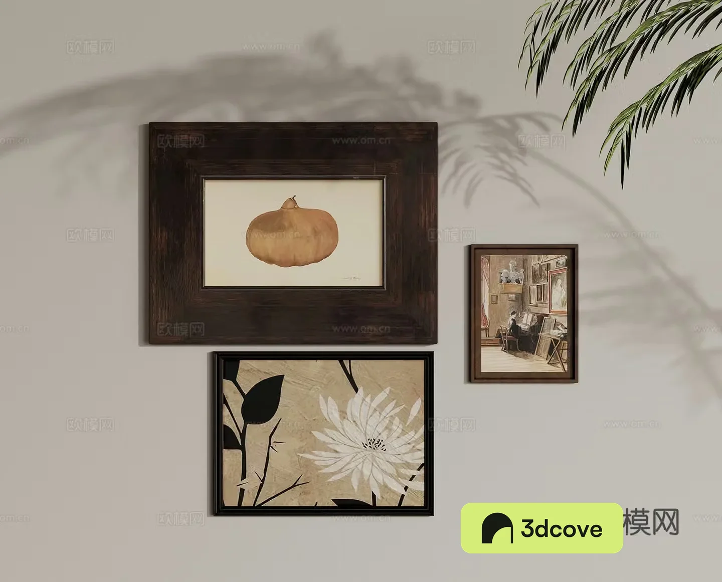Combination hanging painting