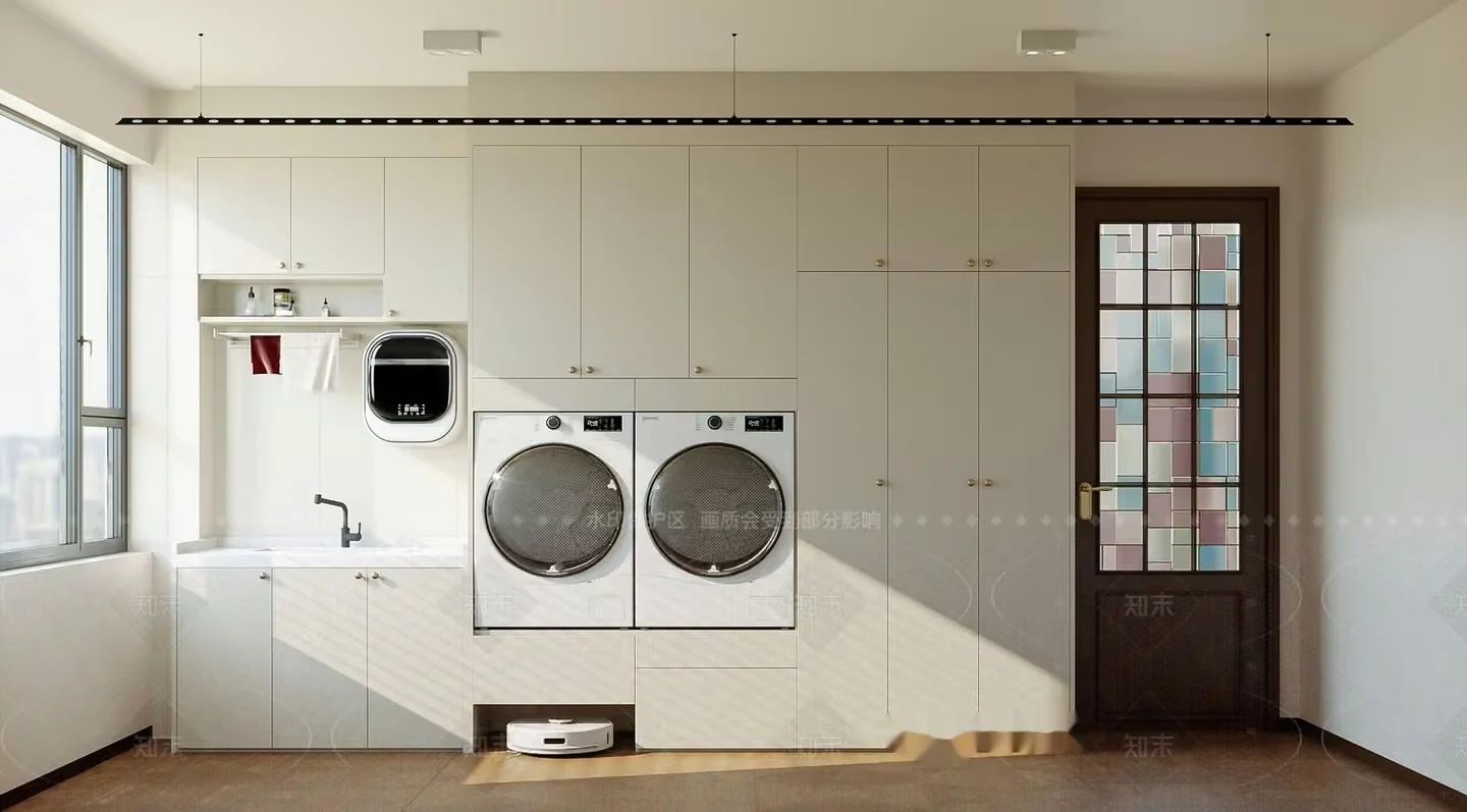 Modern Laundry Room 3D Model – 9262 – VRAY Render
