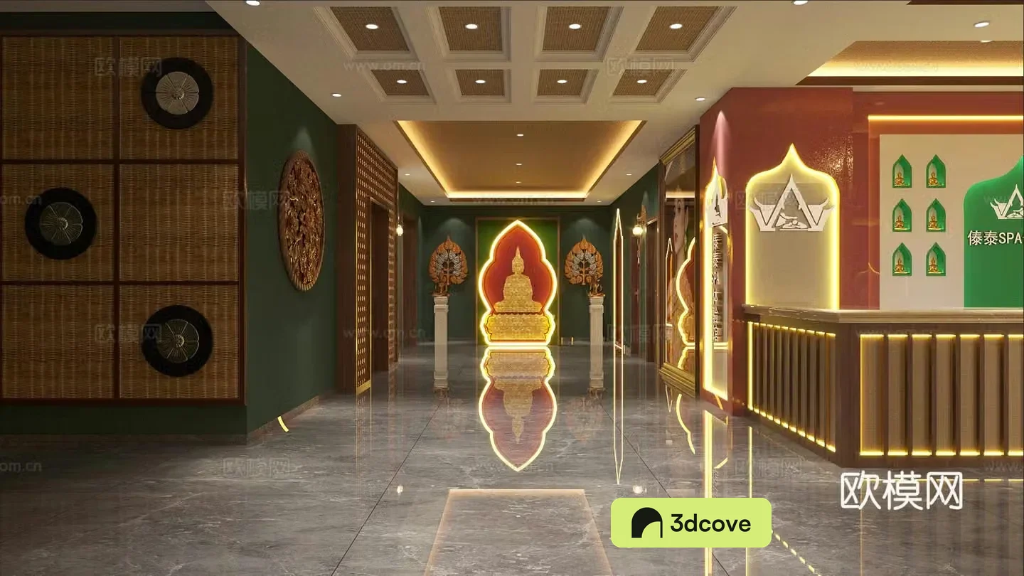 Southeast Asian Thai massage shop