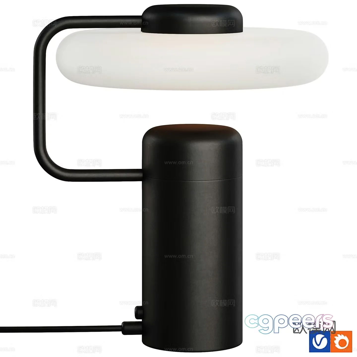 Table lamp 3d model