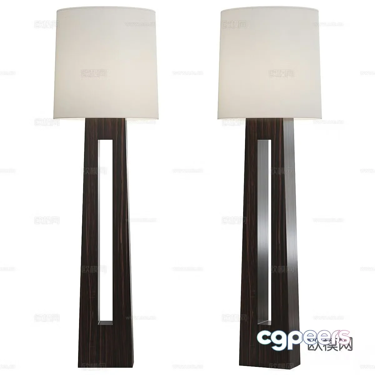 New Chinese style floor lamp 3d model