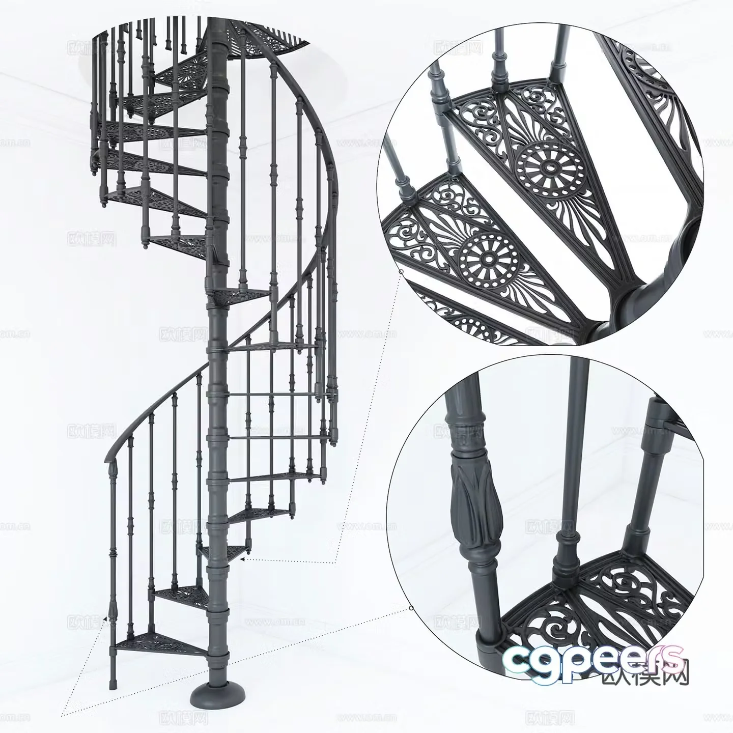 Stair 3d model