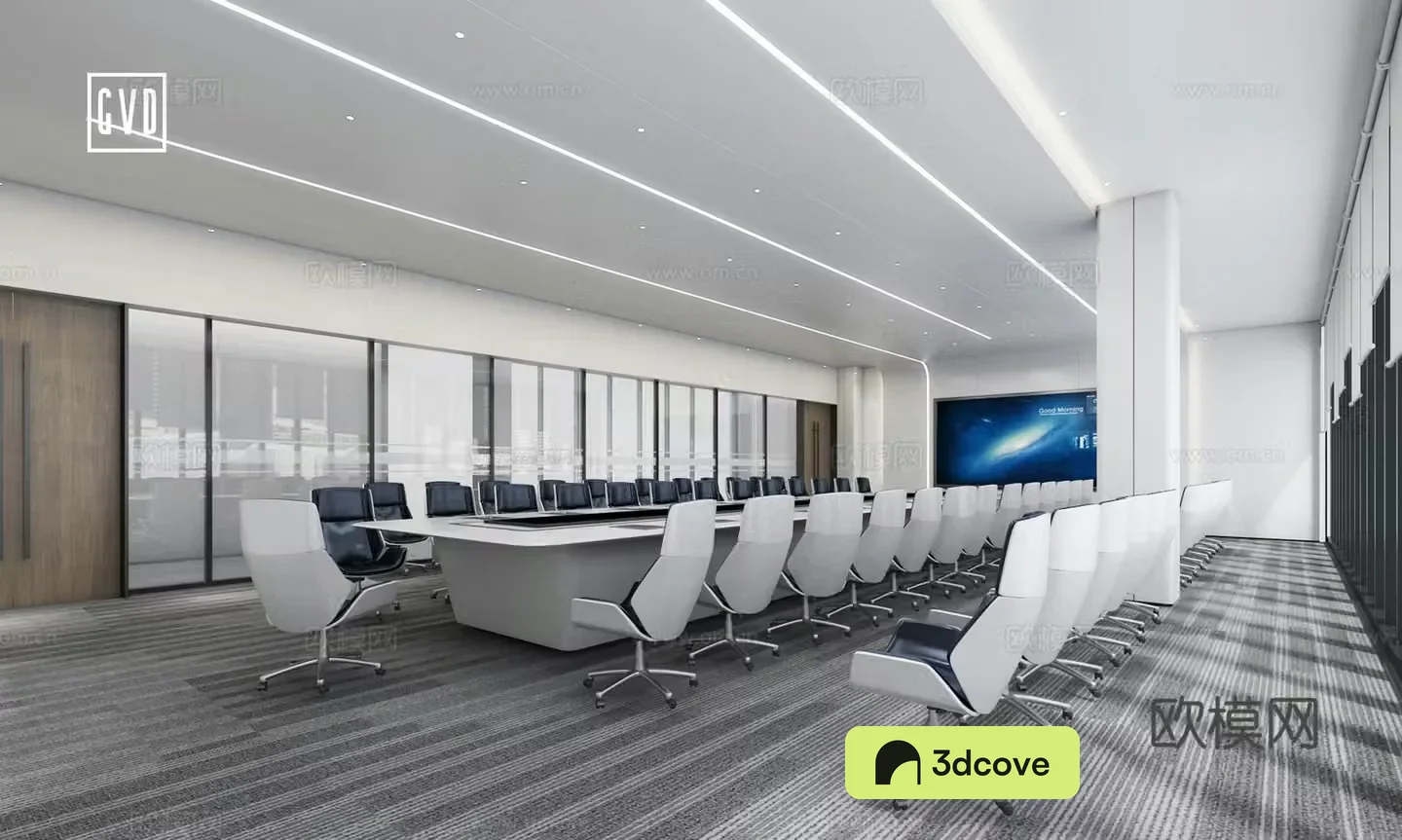 Workwear space Office space Modern conference room Technology conference room Large conference room Multiple people