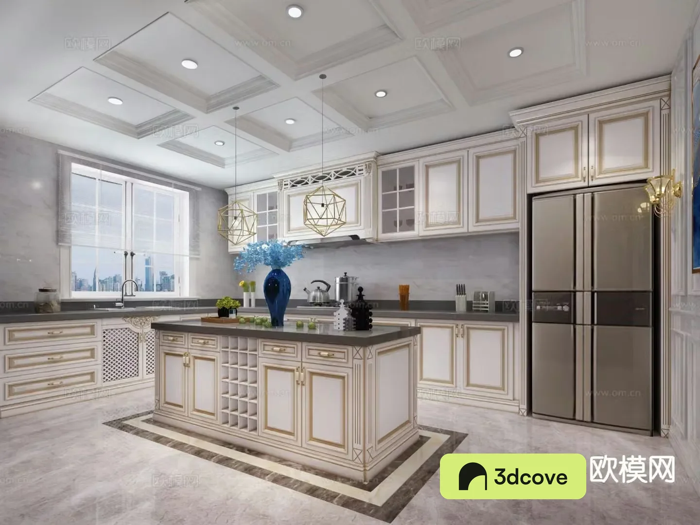 French kitchen cabinet