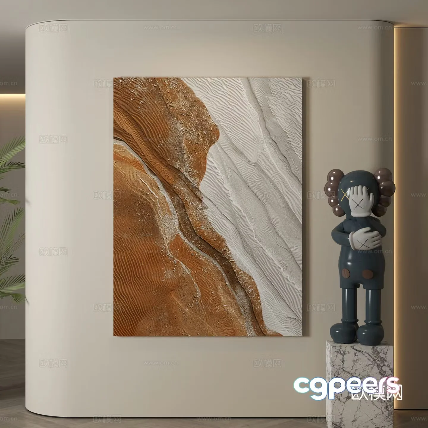 Modern decorative paintings Decorative paintings Modern hanging paintings Hanging paintings Simple hanging paintings 3D model