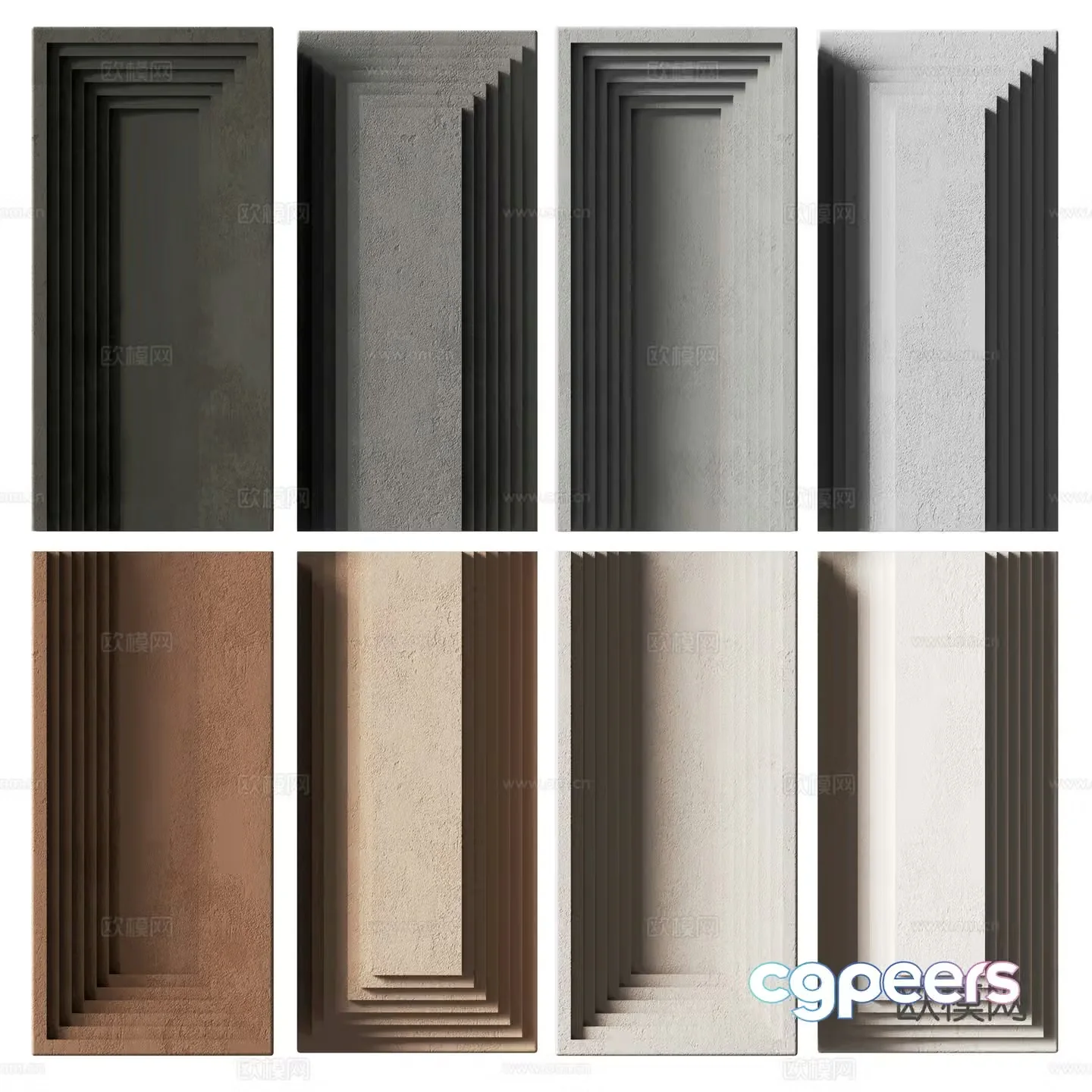 Texture wall background wall art paint 3d model