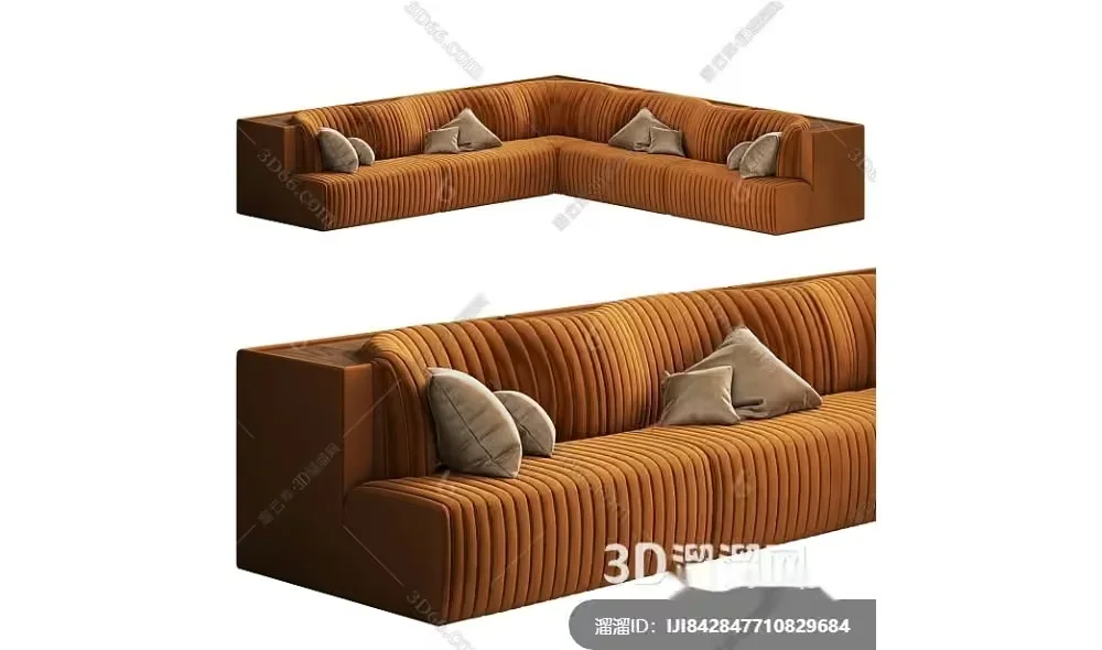 A Modern Living Room 3D Model – 4792 – VRAY Render