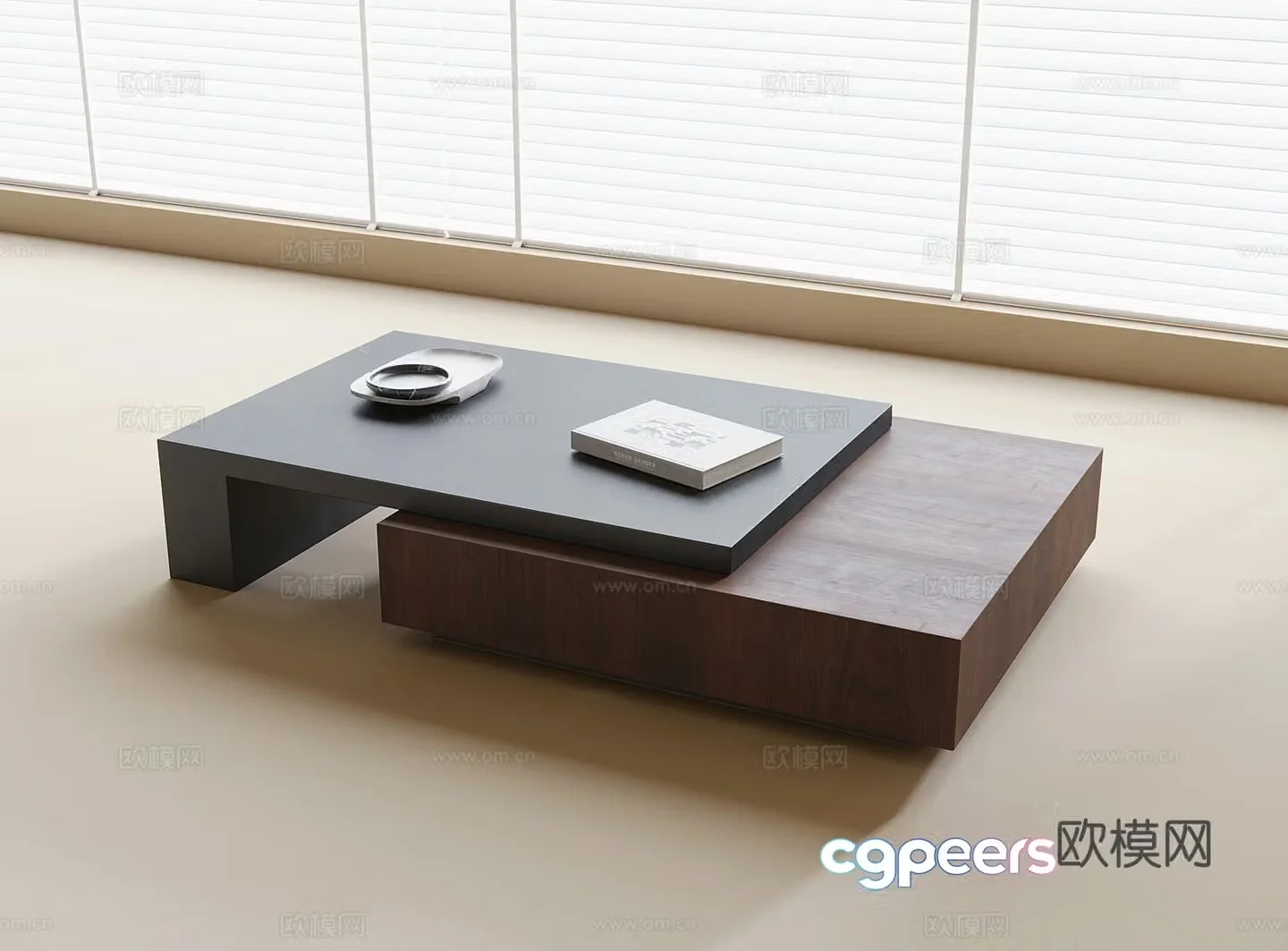 Medieval style coffee table 3D model