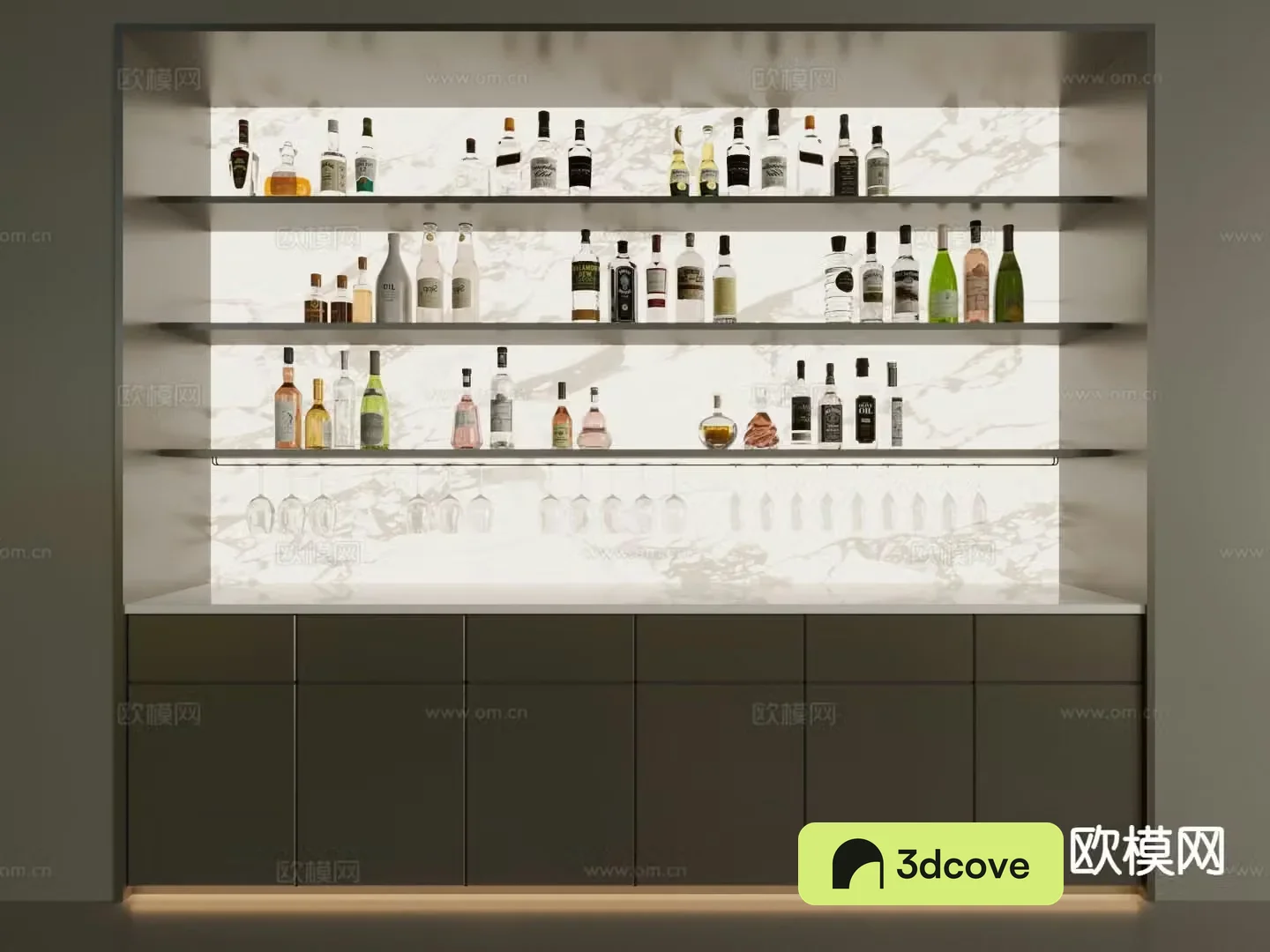 Modern wine cabinet