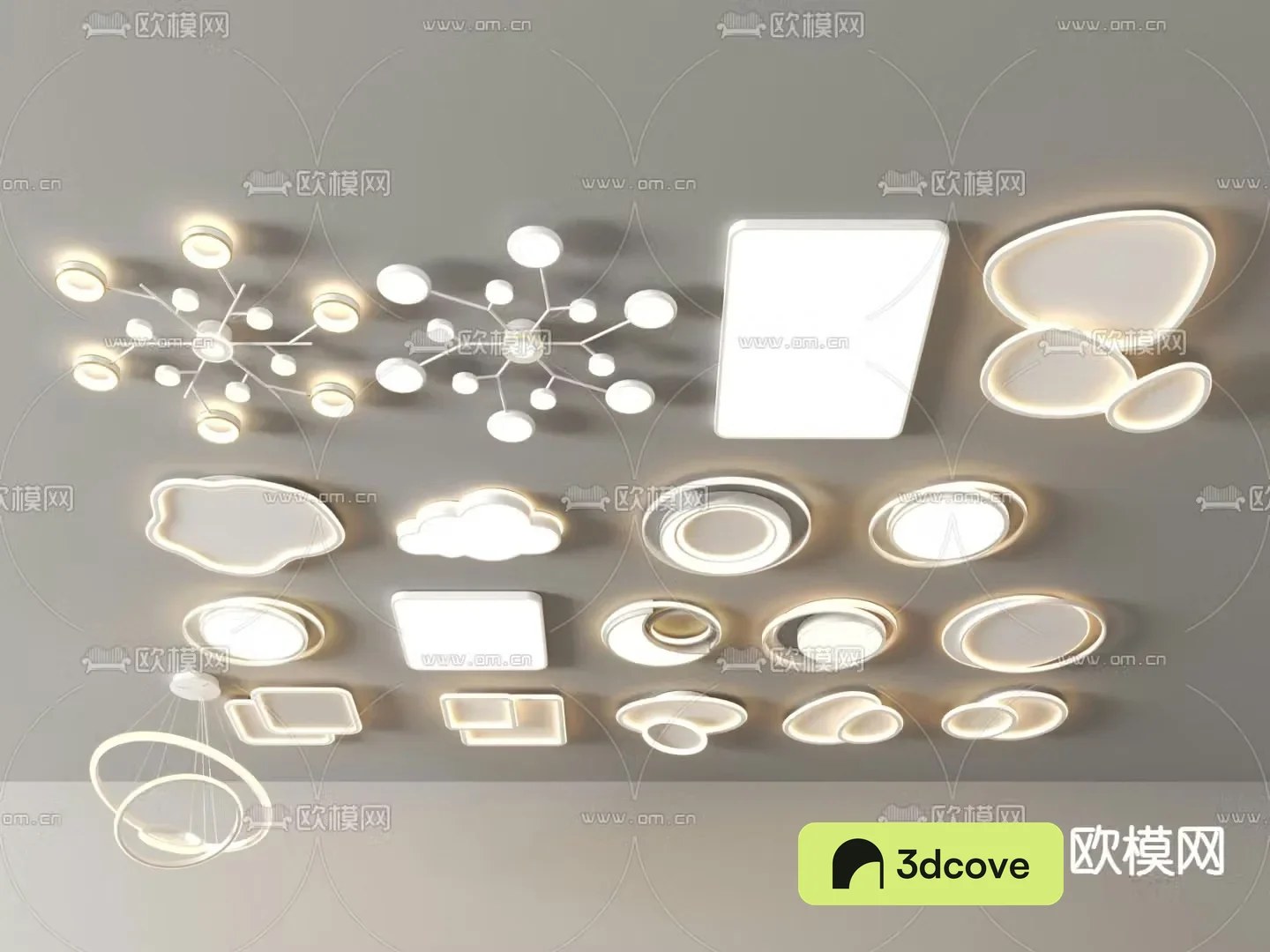 Cream style ceiling lamp
