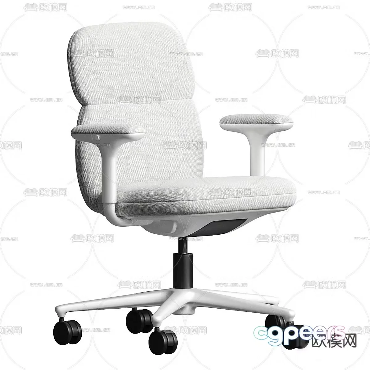 Office chair conference chair staff chair 3d model
