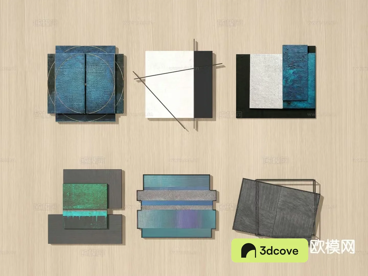 Modern geometric hanging decoration wall decoration