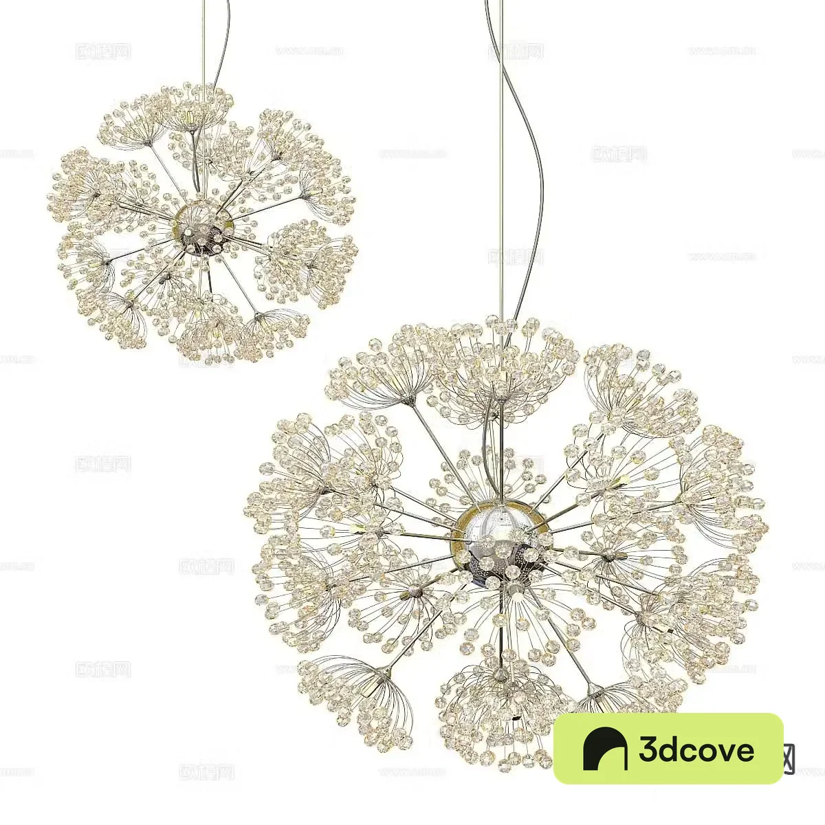 Dandelion chandelier